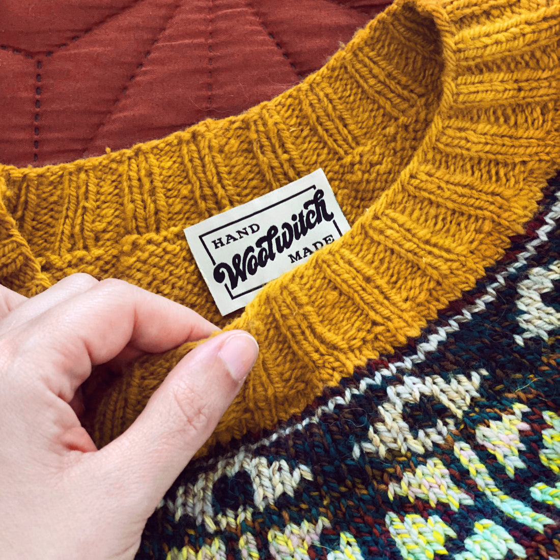 Wool Witch Label (Natural)