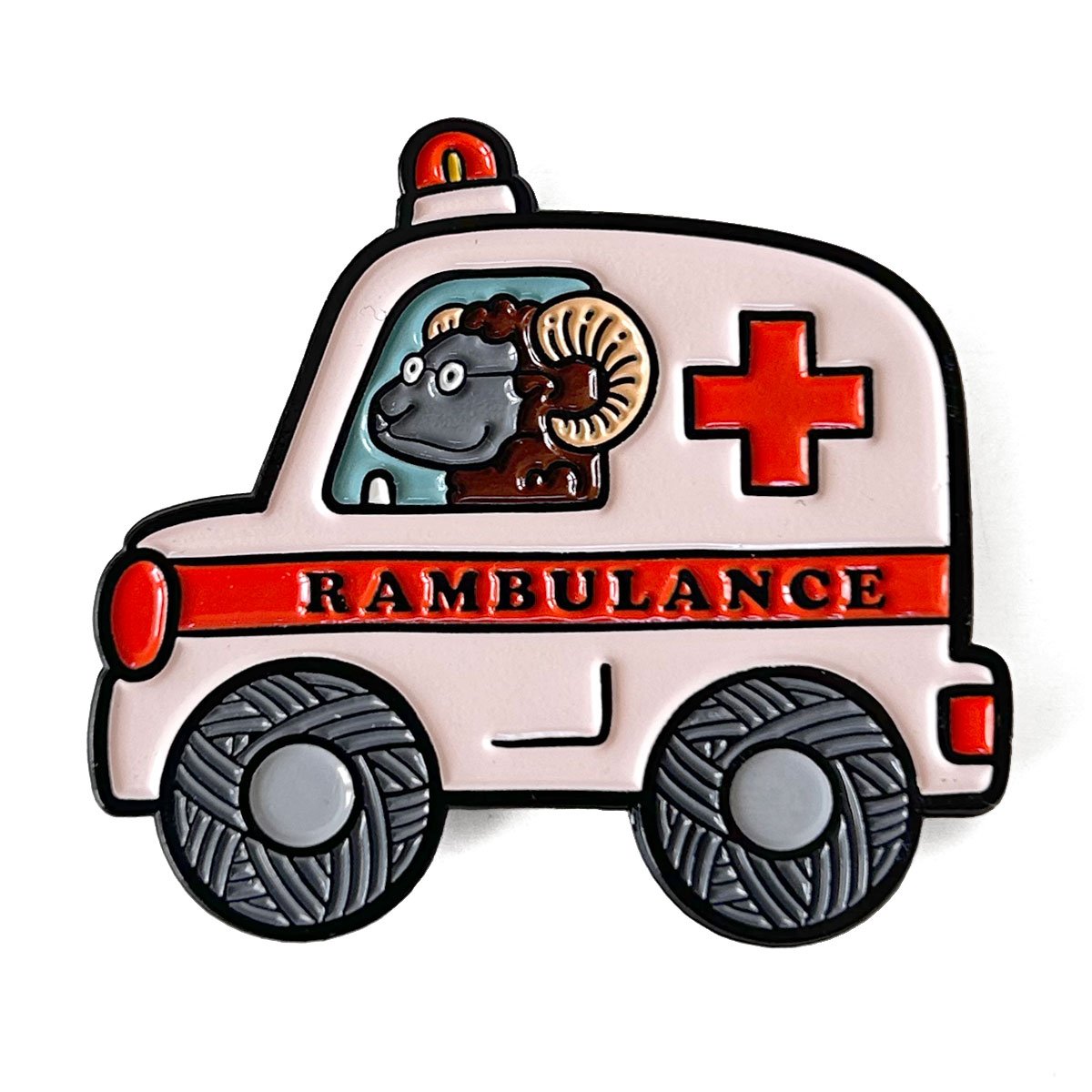 Rambulance Enamel Pin