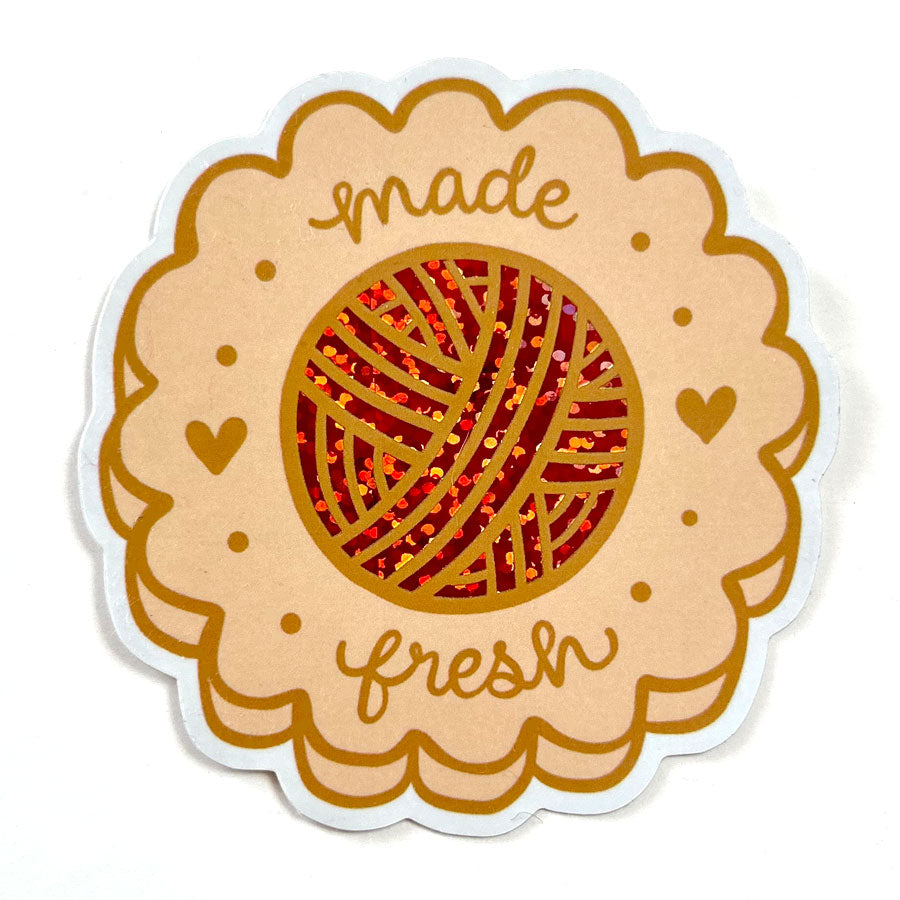 Thumbprint Cookie Sticker