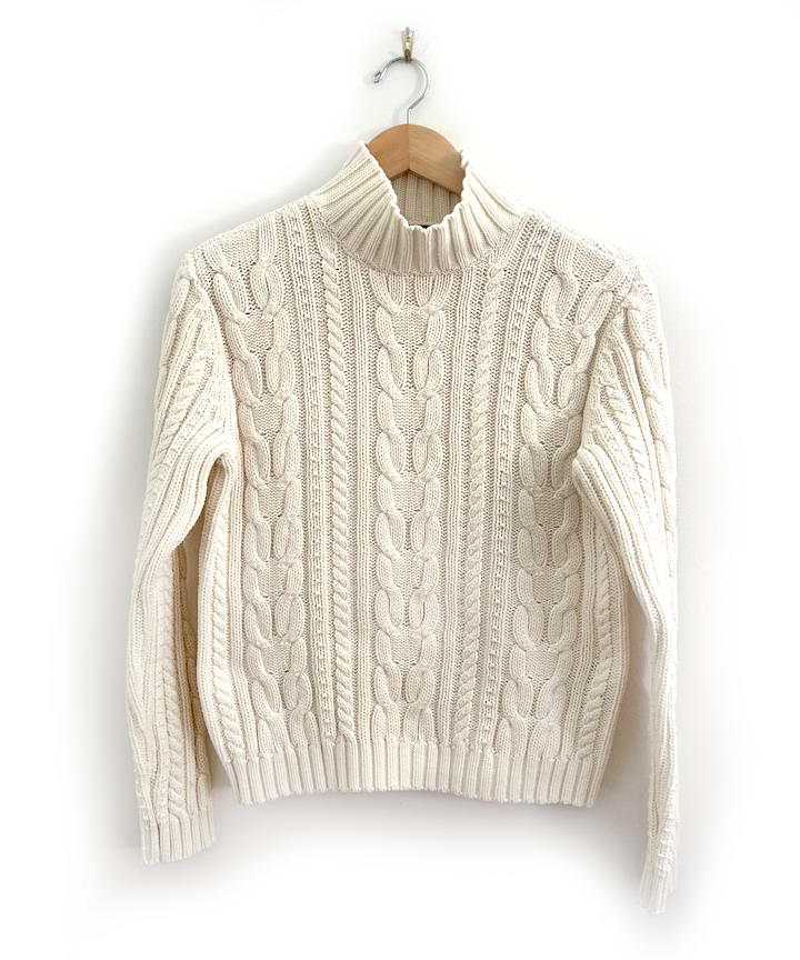 Chaps Cabled Sweater