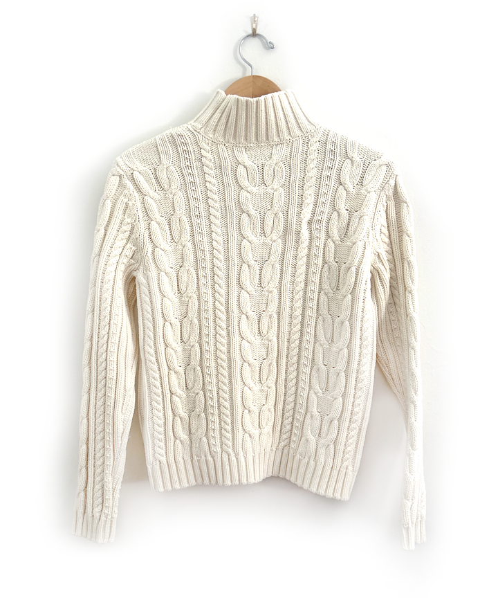 Chaps Cabled Sweater
