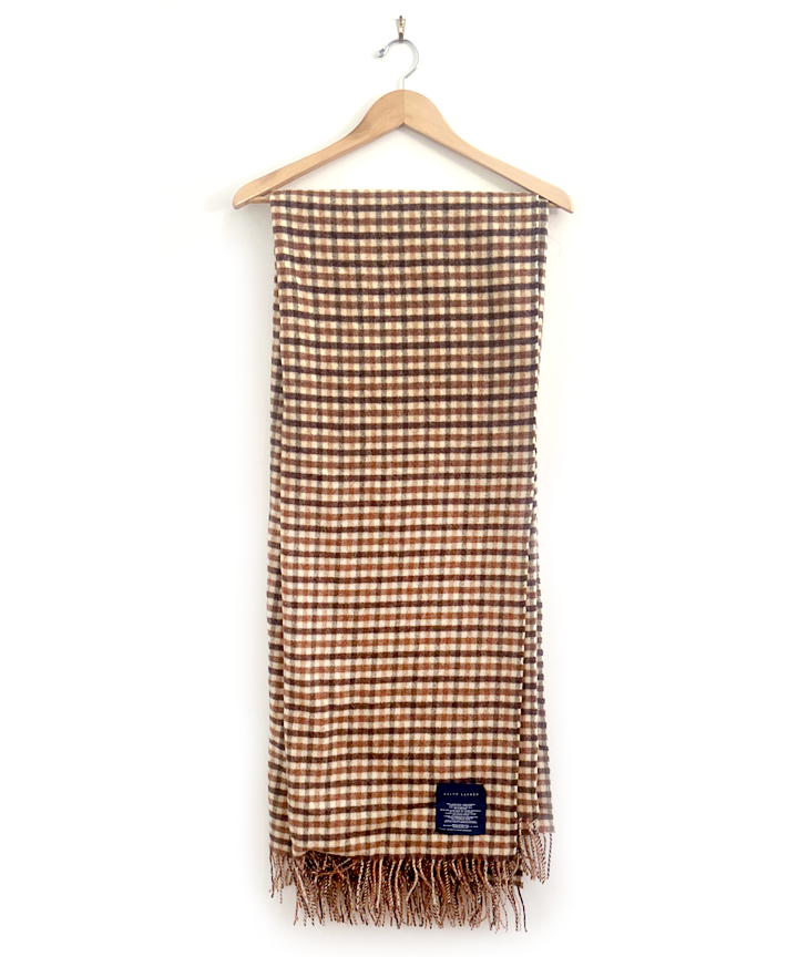 Ralph Lauren Byrdcliffe 100% Lambswool Throw