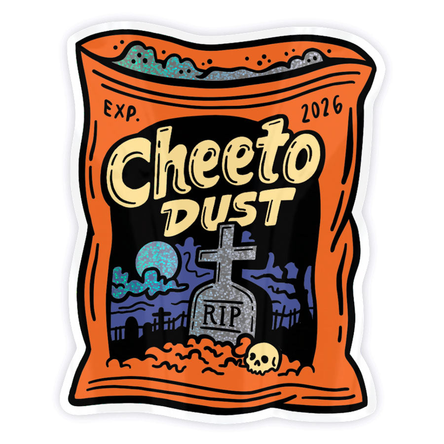 Cheeto Dust Sticker (PREORDER)