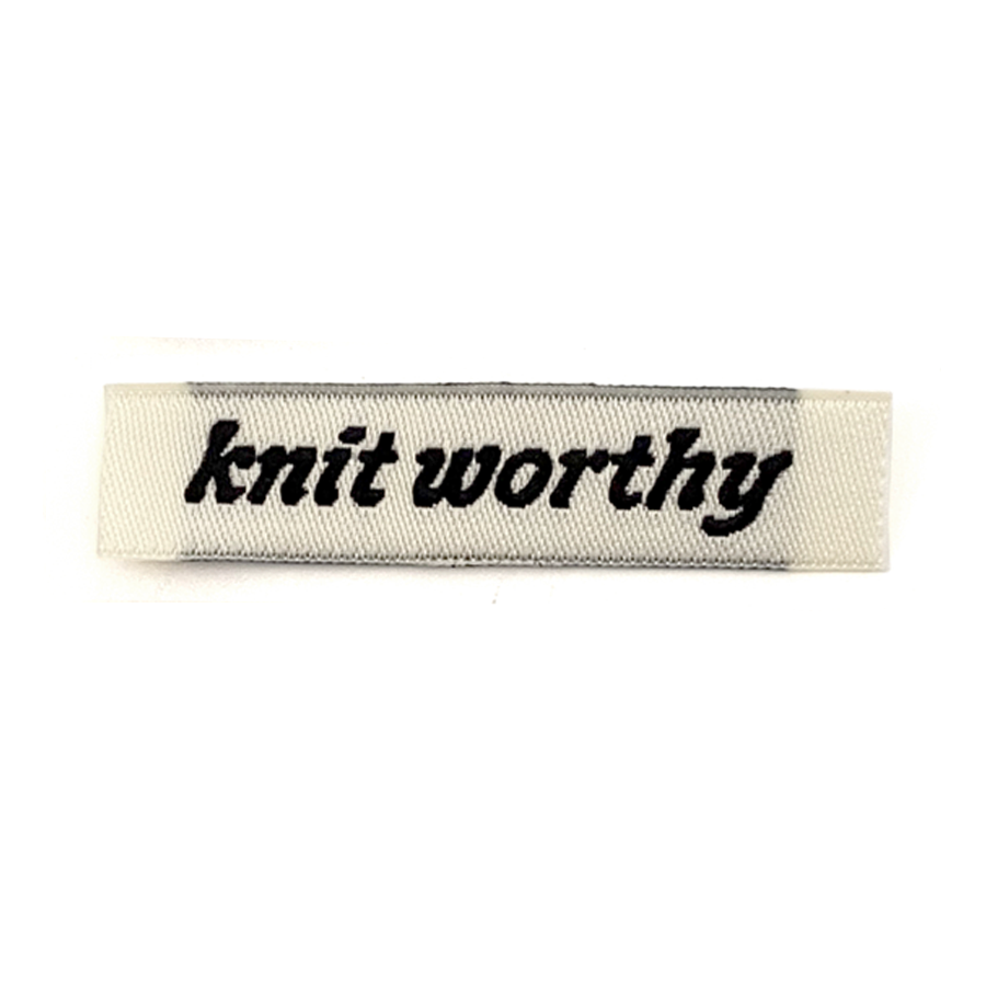 Knit Worthy Label (Natural)