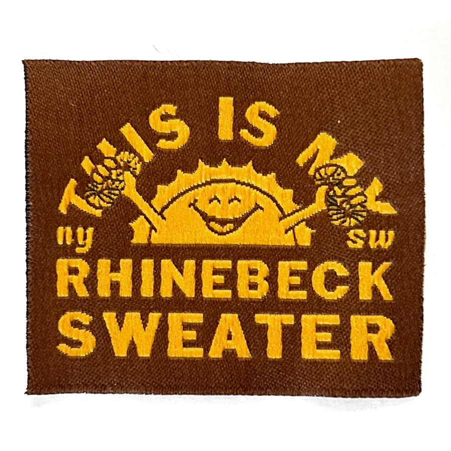 This Is My Rhinebeck Sweater Label (Caramel)