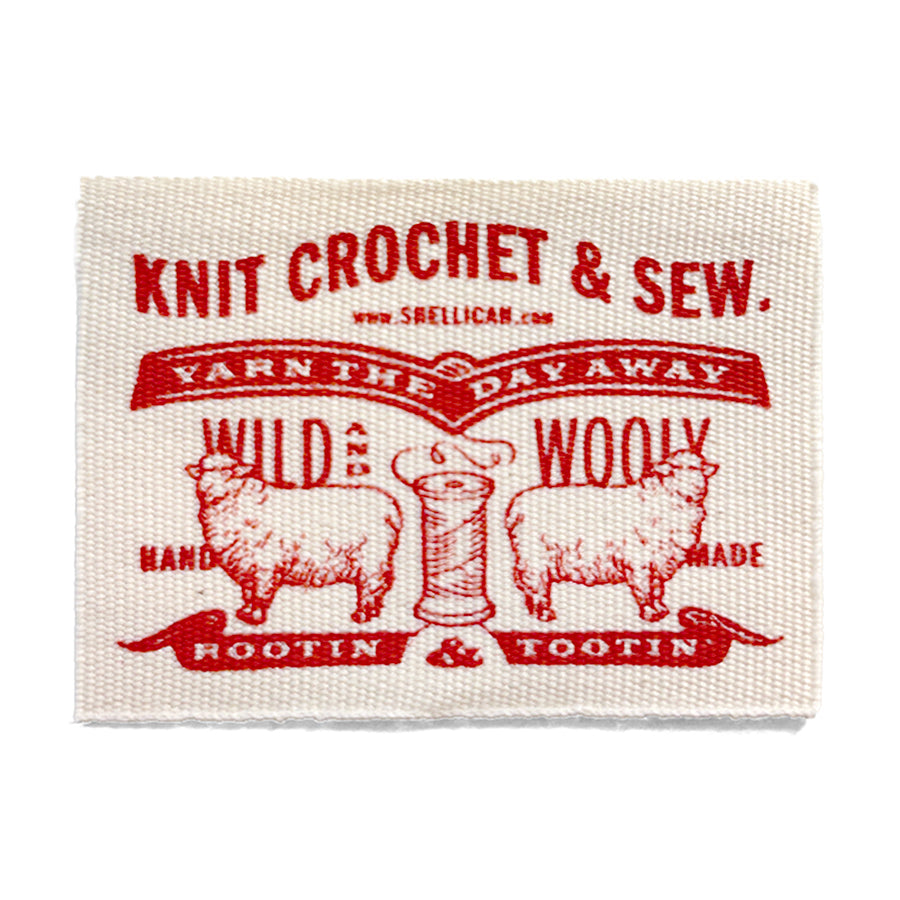 Wild & Wooly Label (Natural)