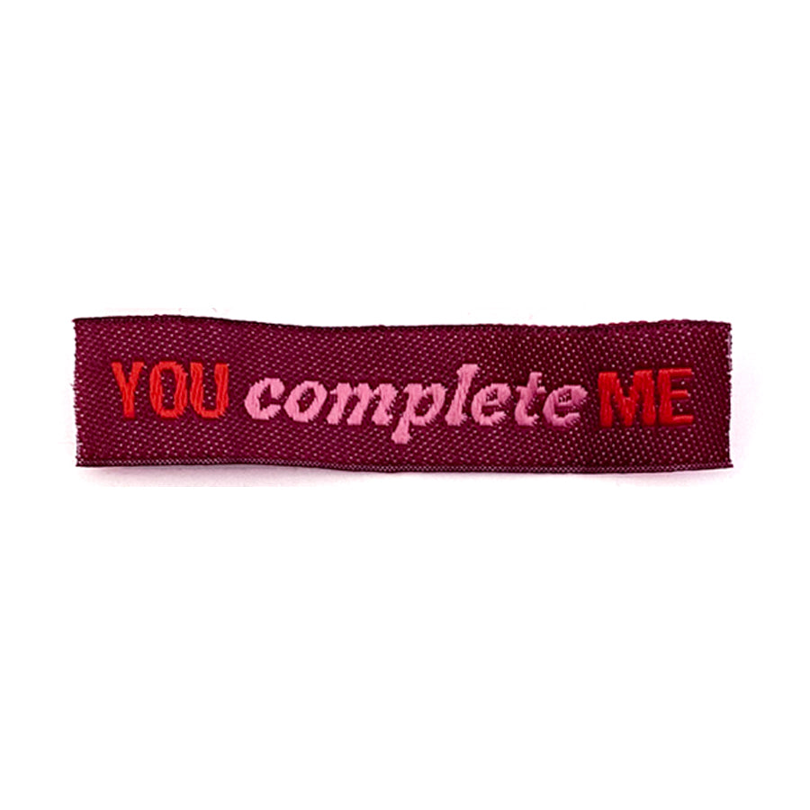 You Complete Me Label