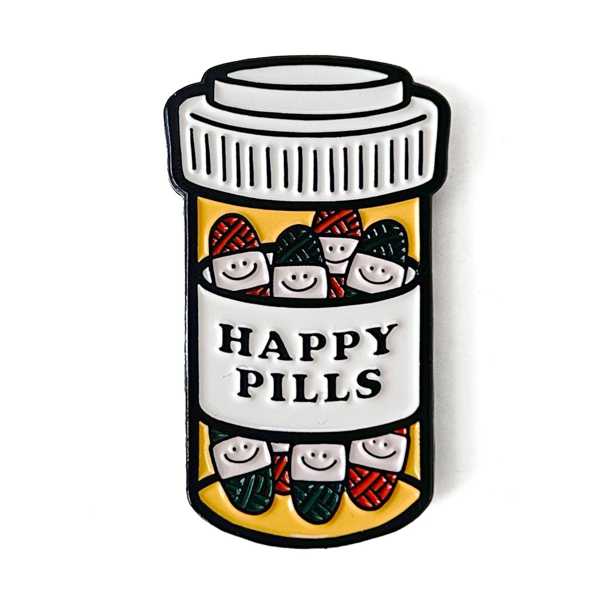 Happy Pills Enamel Pin