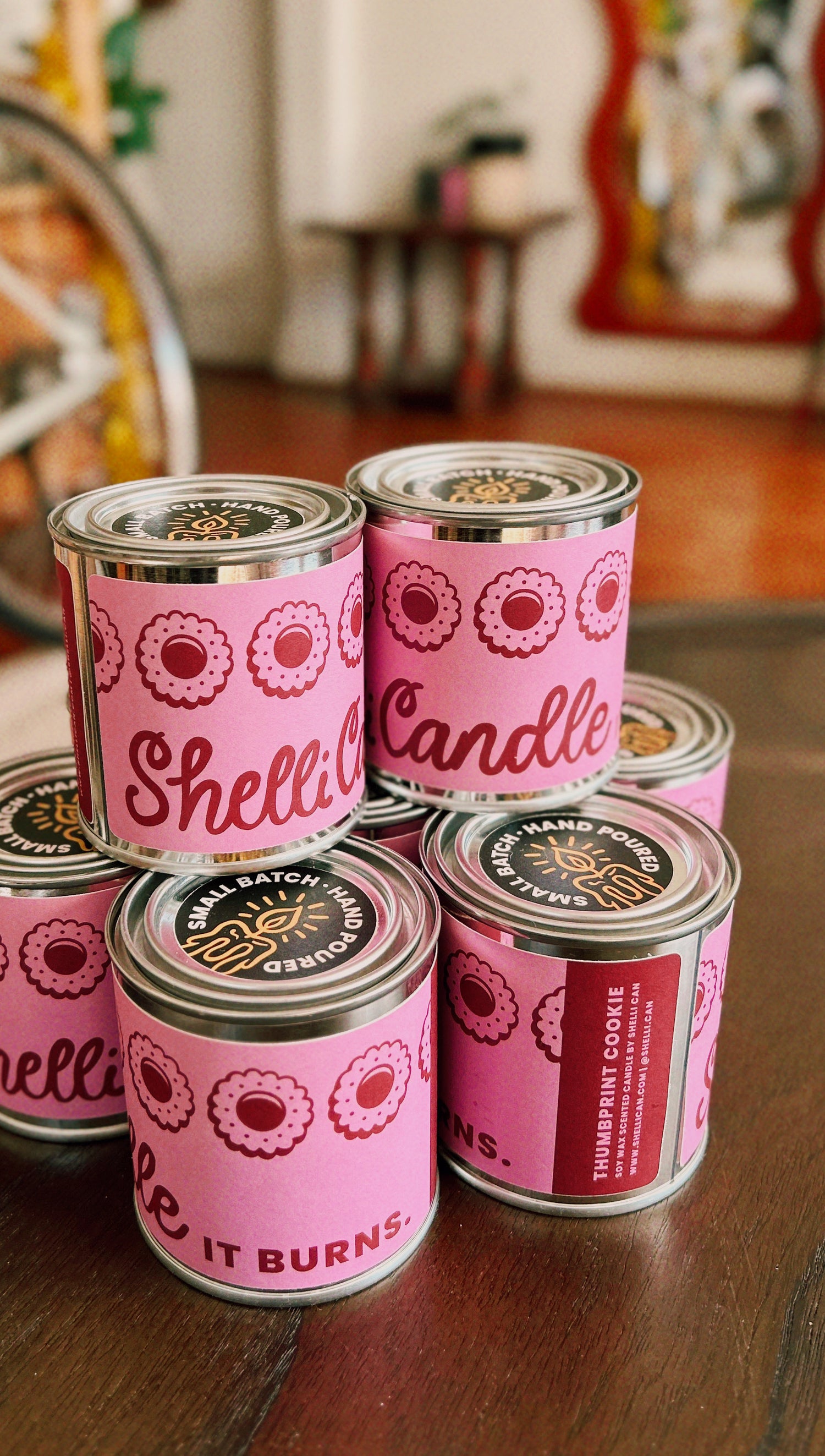 Shelli Candle, Thumbprint Cookie (Extra Crispy)