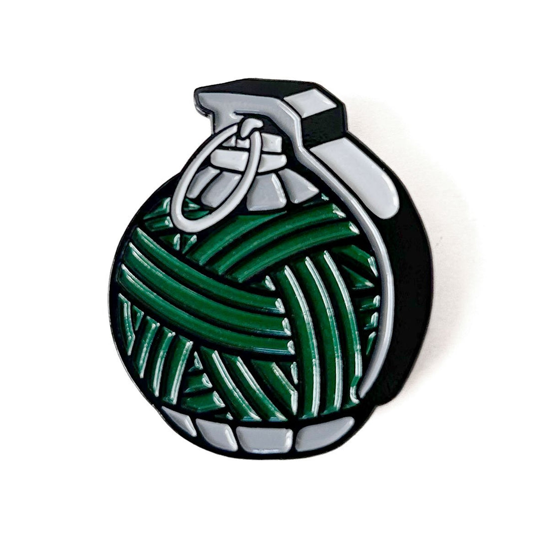 Yarn Bomb Enamel Pin
