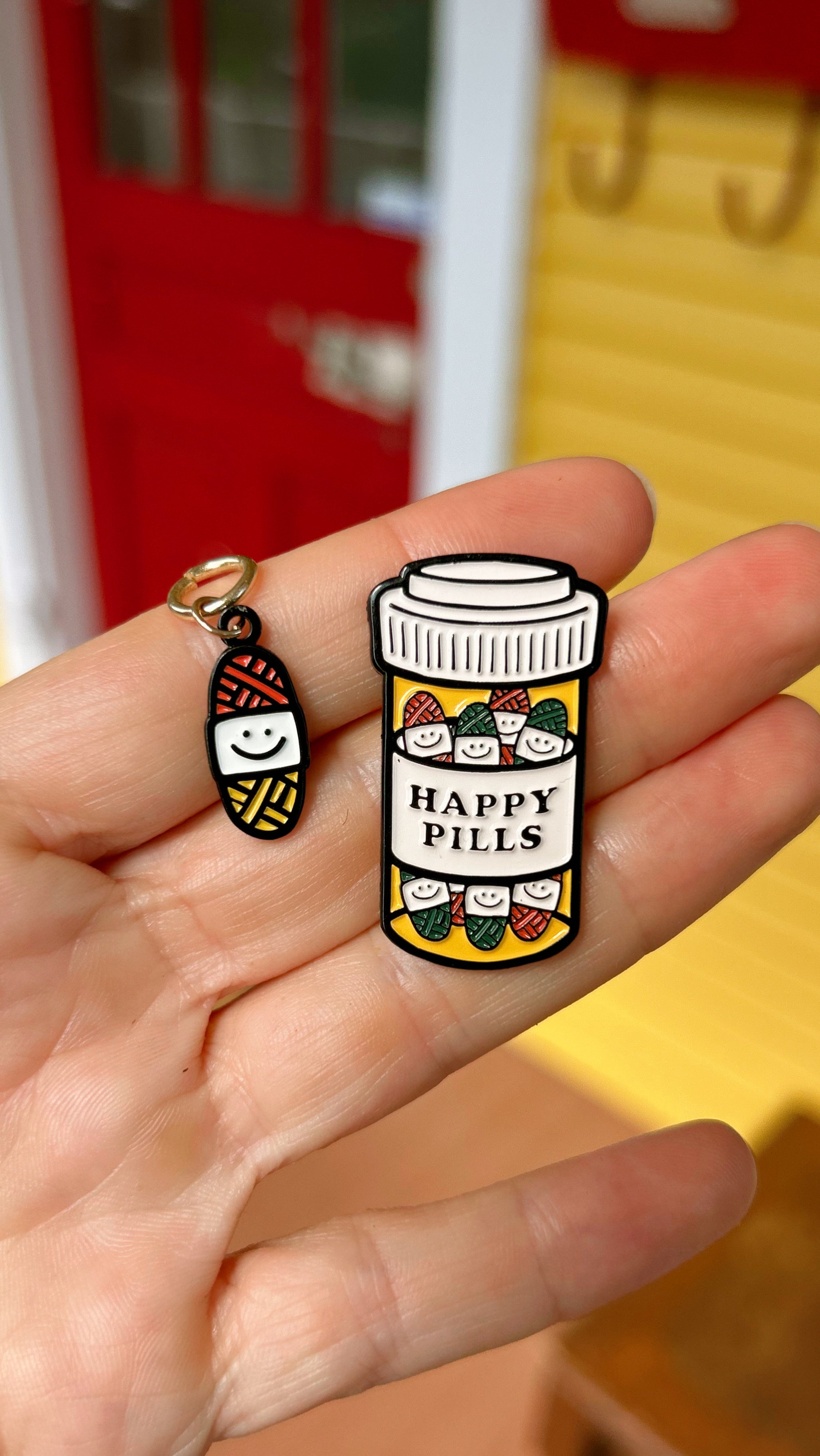 Happy Pills Charm