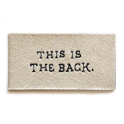Pick A Pack, Sew-In Labels