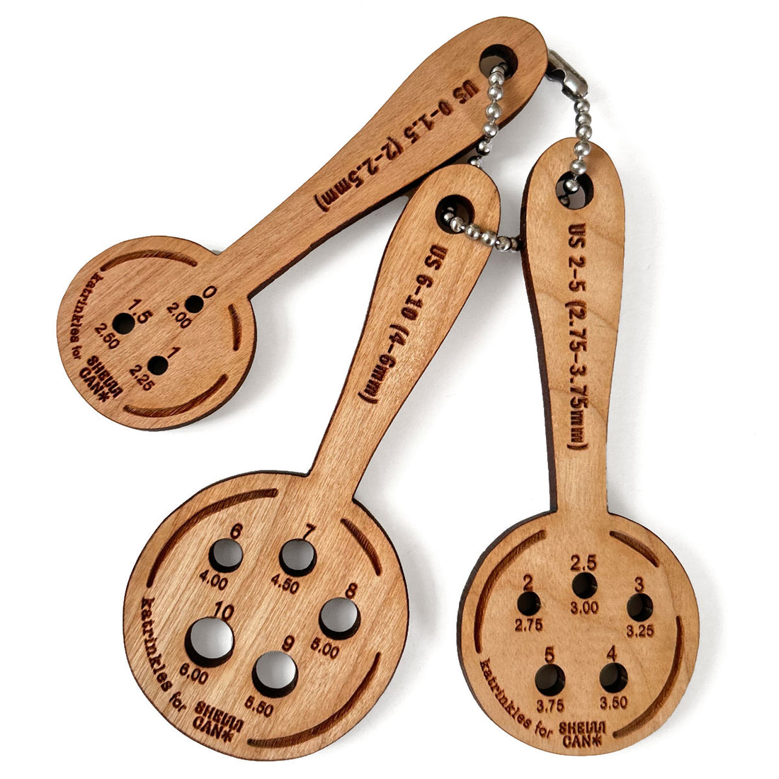 Katrinkles Measuring Spoons Needle Gauge Set
