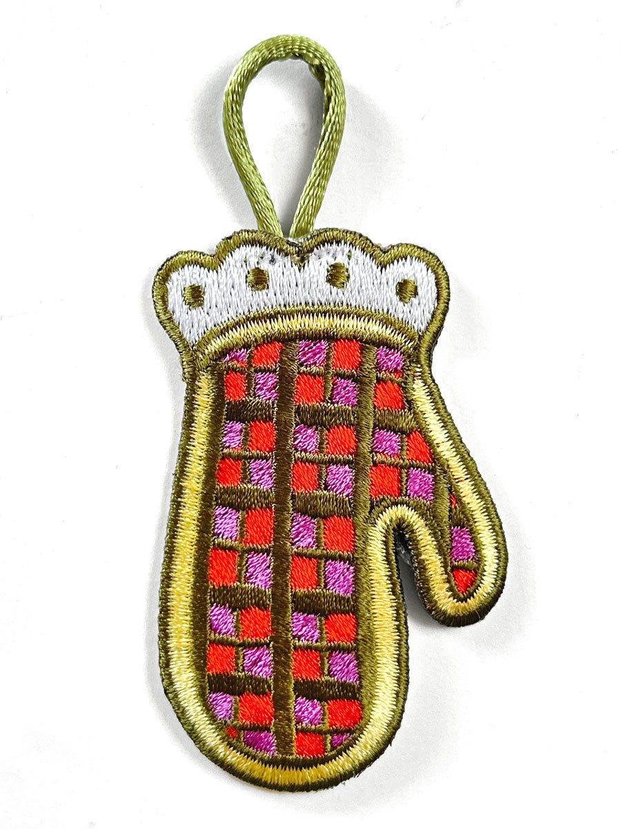 Oven Mittten Emboridered Patch