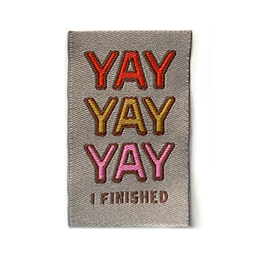 Yay I Finished! Label