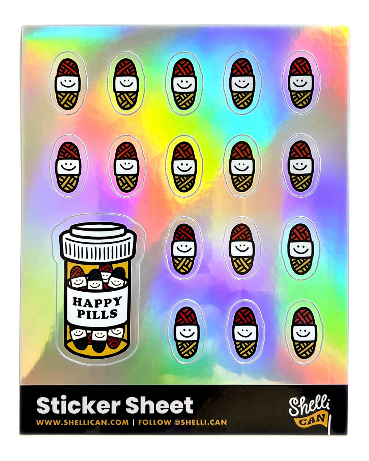 Happy Pills Sticker Sheet