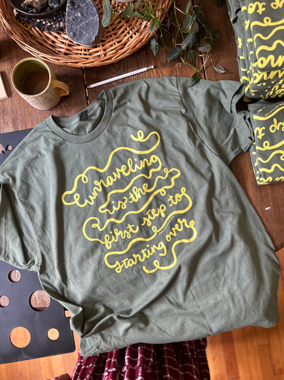 Unraveling Tee, Military
