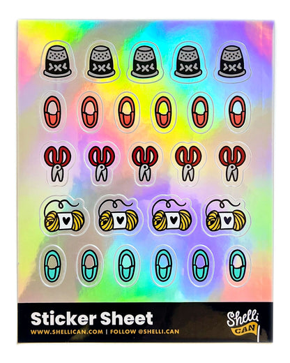 Iconic Sticker Sheet, Tools