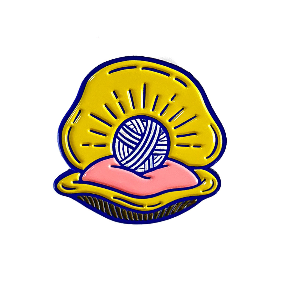 Shelli Clam Enamel Pin