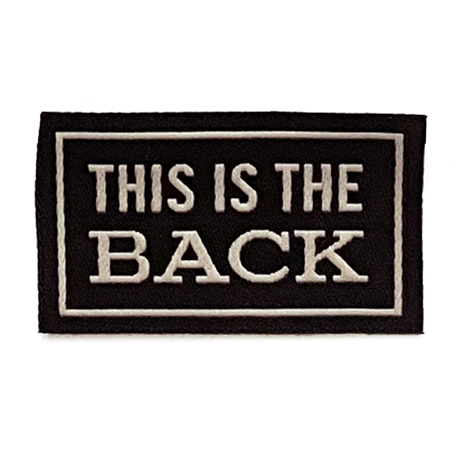 This Is The Back Label (Black)
