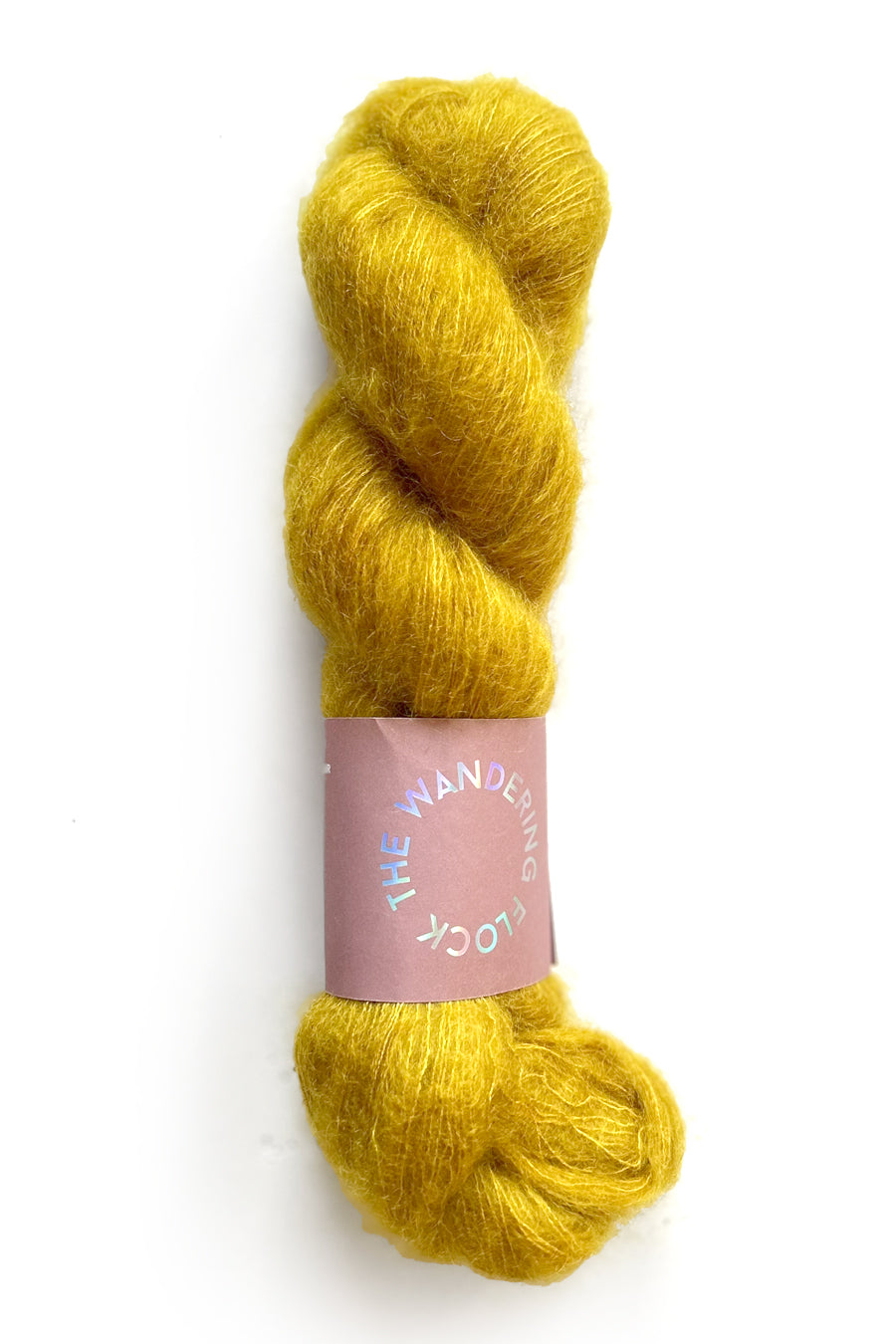 Wandering Flock Mohair Lace, Fools Gold