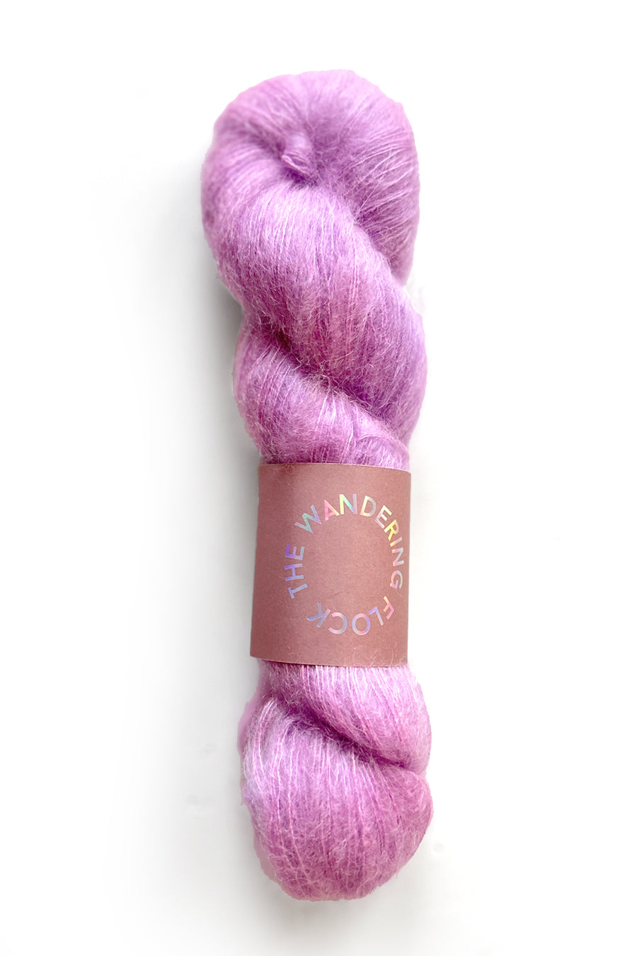 Wandering Flock Mohair Lace, Neon Lilac