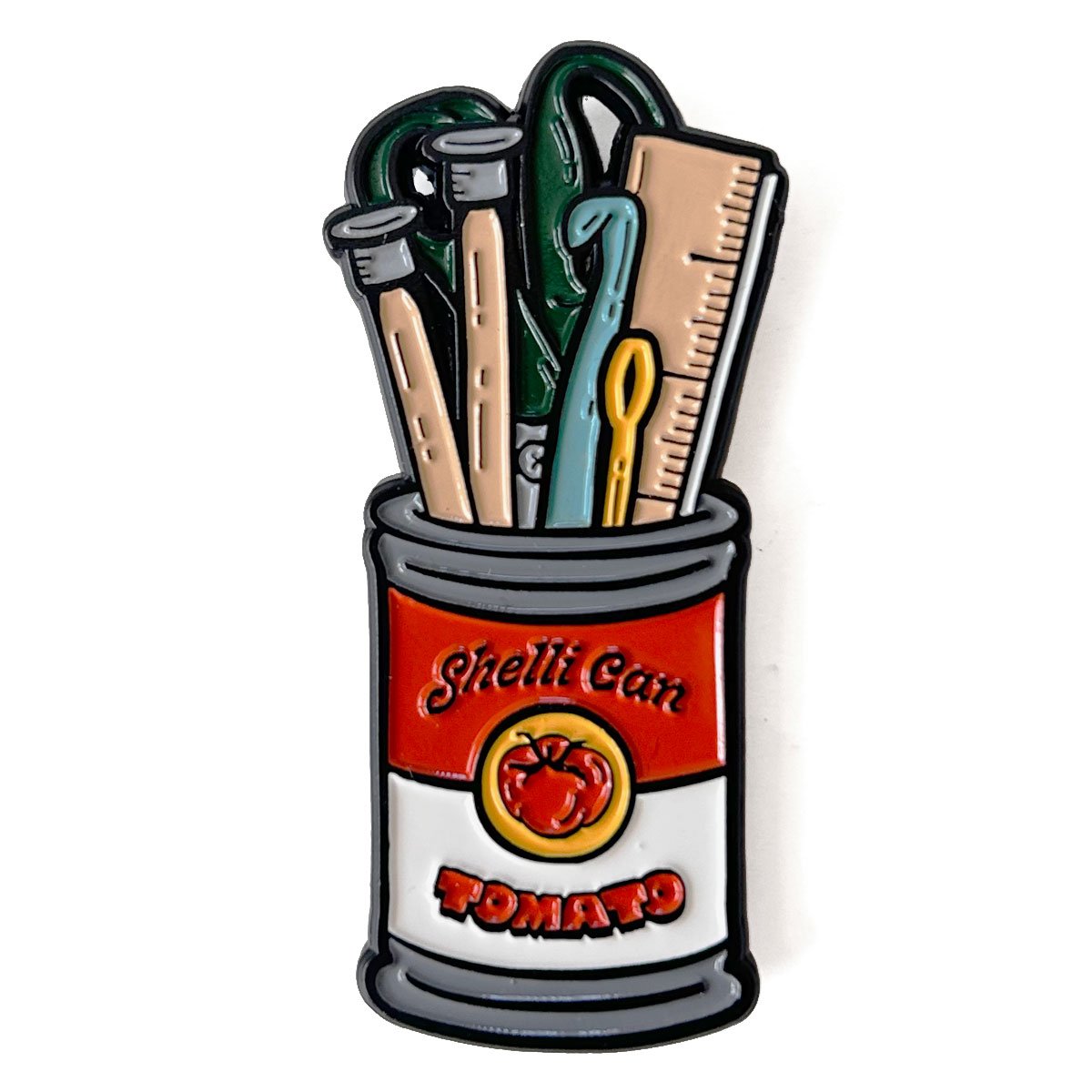 Canned Craft Supplies Enamel Pin