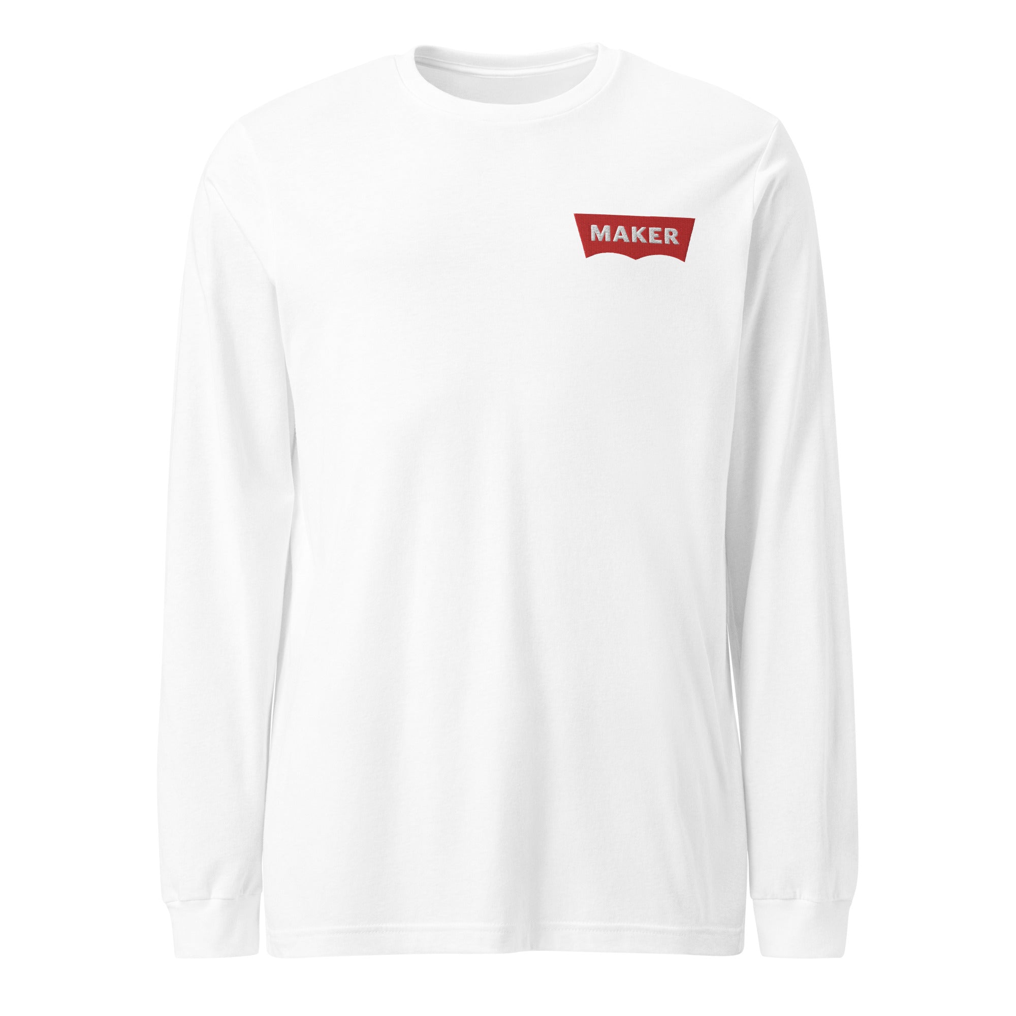 Maker Embroidered Long Sleeve Tee