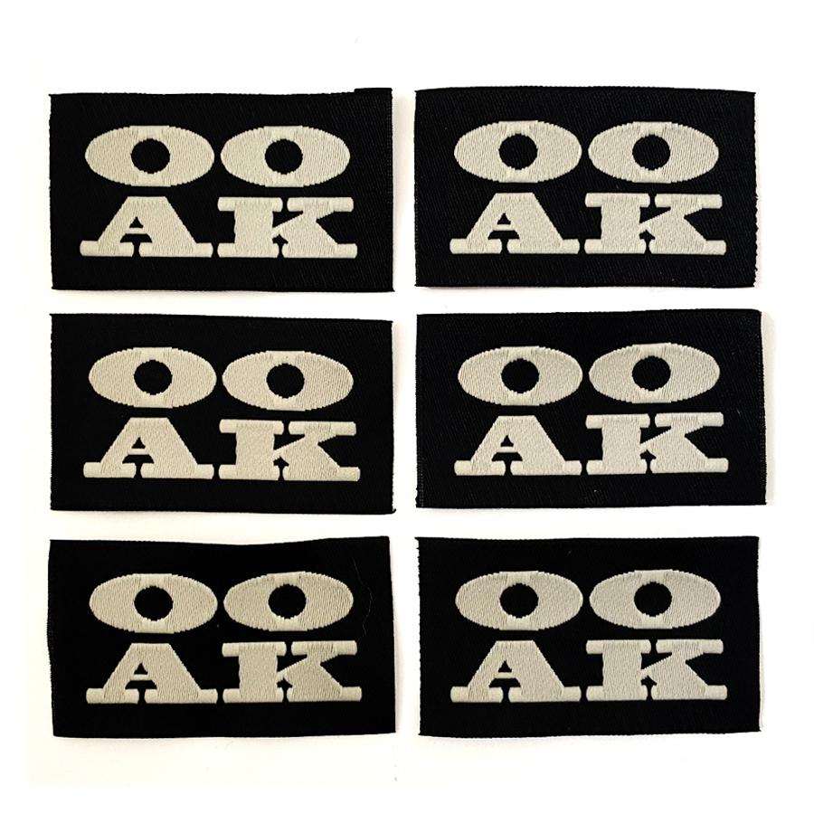 OOAK Labels Pack of 6, Black