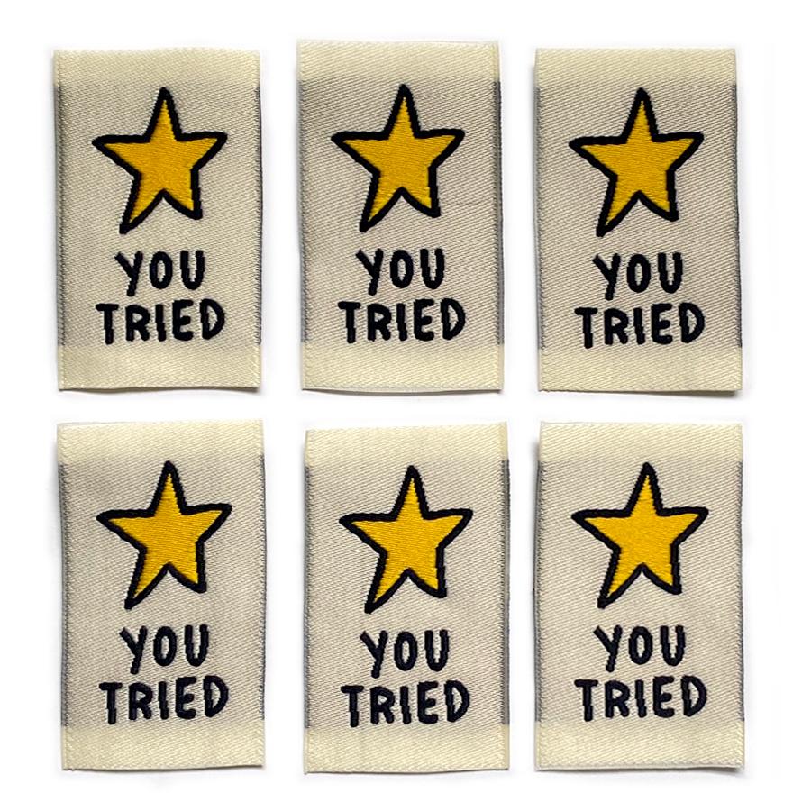 You Tried Labels Pack of 6