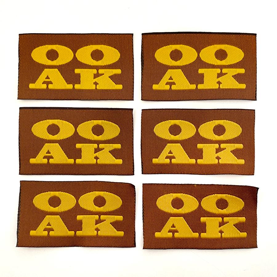 OOAK Labels Pack of 6, Caramel