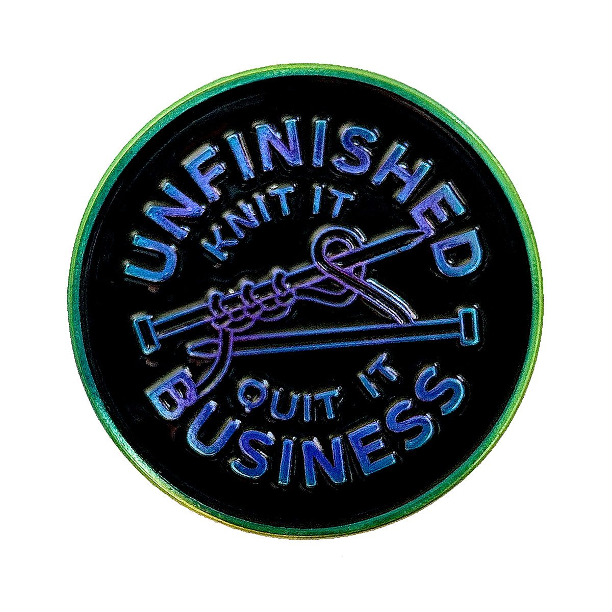 Unfinished Business Enamel Pin